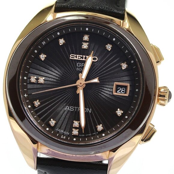 SEIKO Astron STXD004 GPS date black Dial Solar Powered Radio Ladies Watch main image 6